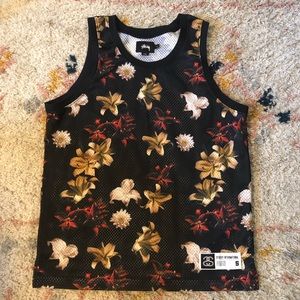 Stussy jersey style tank top